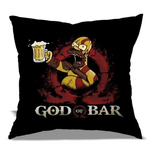 Подушка декоративная God of Bar мем